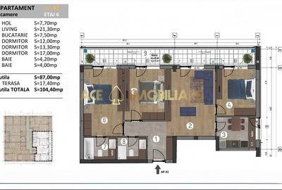 Apartament cu 4 camere decomandat în Berceni - 1