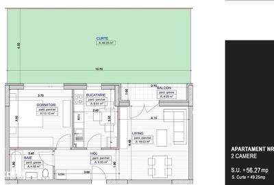 Apartament cu 2 camere decomandat în Titan - 8
