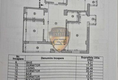 Apartament cu 4 camere semidecomandat în Nord - 2