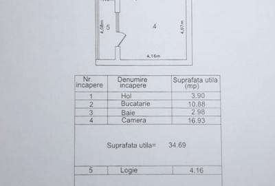 Garsonieră decomandată în 13 Septembrie - 9