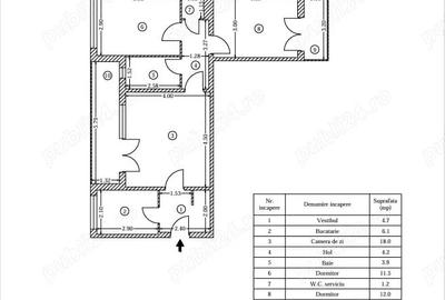 Apartament cu 3 camere semidecomandat în Militari - 2