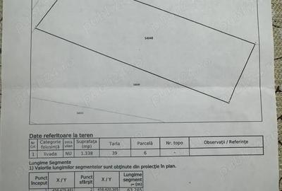 Teren de 1338 mp, în Leleasca - 2