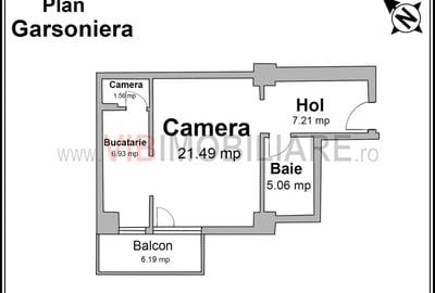 Garsonieră decomandată, mobilată în Pantelimon - 7