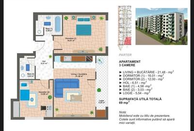 13 Minute Aparatorii Patriei - 2 Camere decomandat - 11
