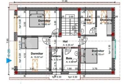 Oferta! Casa semifinisata, cu priveliste, 750 mp teren, Salicea Oferta! Casa semifinisata, cu priveliste, 750 mp teren, Salicea - 6