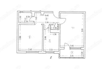 Apartament cu 2 camere in Mangalia-zona:Gara - 3