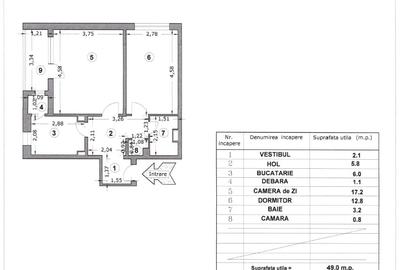 Apartament cu 2 camere decomandat în Camil Ressu - 10