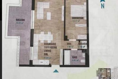 Apartament cu 2 camere semidecomandat, mobilat în Europa - 12