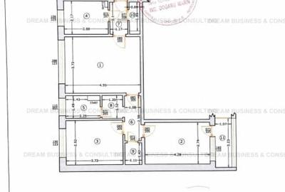 Apartament cu 3 camere, situat in sectorul 1, langa statia de metrou Bazilescu - 5
