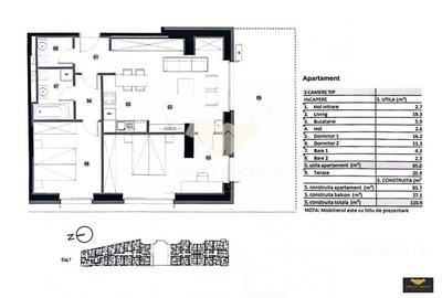 Apartament 3 camere | Terasa | Barbu Vacarescu | 2 locuri de parcare - 22