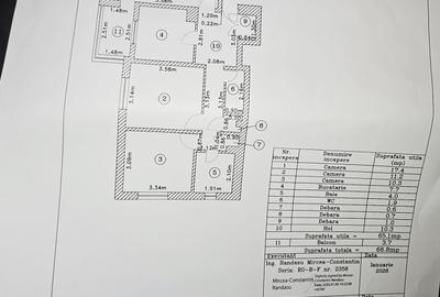 Apartament cu 3 camere decomandat, mobilat în Tei - 12