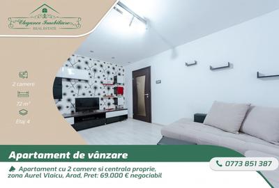 Apartament cu 2 camere decomandat, mobilat în Aurel Vlaicu