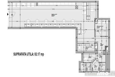 Spațiu comercial, de 82 mp, în Gării - 5