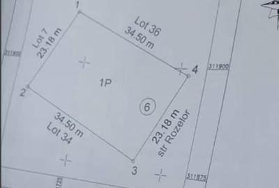 Teren de 800 mp, în Nisipari - 1