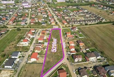 Teren de 5200 mp, în Moșnița Nouă