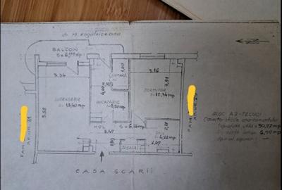 Apartament 2 camere, 57 mp, et. 4, zona garii. - 1