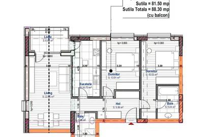 Apartament cu 3 camere decomandat în 1 Decembrie 1918 - 3