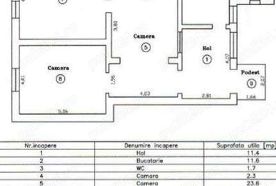 Apartament cu 3 camere semidecomandat în Favorit - 2