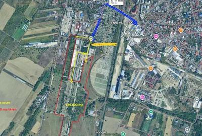 Teren de 5000 mp, în Vest