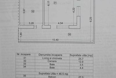 Apartament cu 2 camere, mobilat în Nord - 17
