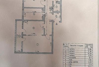Apartament cu 4 camere decomandat, mobilat în Vest - 1