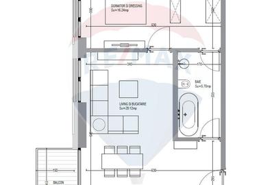 Apartament 2 camere, bucatarie echipata si parcare inclusa - 19