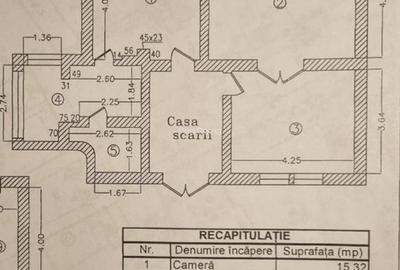 Apartament cu 3 camere semidecomandat în Calea Victoriei