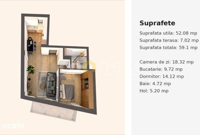 Apartament cu 2 camere în Mărăști - 4