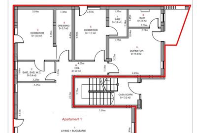 Apartament cu 4 camere decomandat, mobilat în Arhitecților - Calea Cisnădiei - 3
