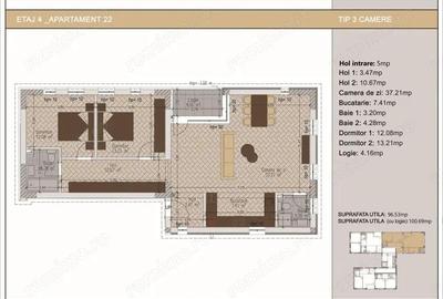 Apartament cu 3 camere decomandat în Timpuri Noi - 8