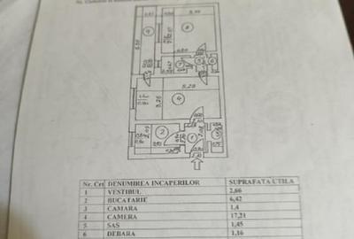 Apartament cu 2 camere semidecomandat în Obor