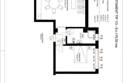 Apartament cu 2 camere decomandat în Central - 3