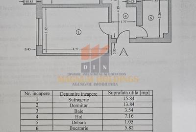 Apartament cu 2 camere decomandat, mobilat în Negru Vodă - 2