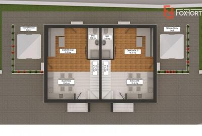Duplex 3 camere, 2 bai si terasa generoasa de 20 mp, zona Giarmata Duplex 3 camere, 2 bai si terasa generoasa de 20 mp, zona Giarmata - 9