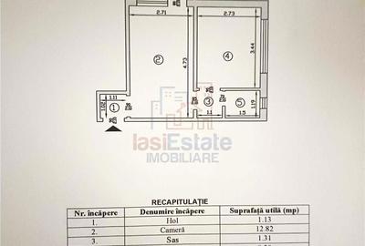 Garsonieră semidecomandată în Tătărași