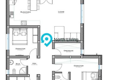 Casă individuală cu 4 camere cu Canalizare în Exterior Vest - 8