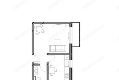 Apartament cu 2 camere în Central