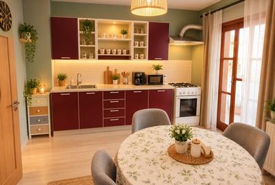 Apartament cu 3 camere decomandat, mobilat în Prundu