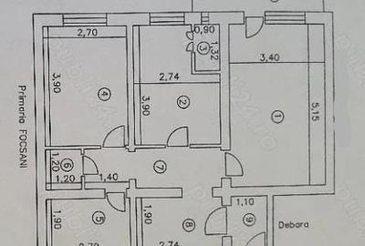 Apartament cu 2 camere decomandat în Central - 9
