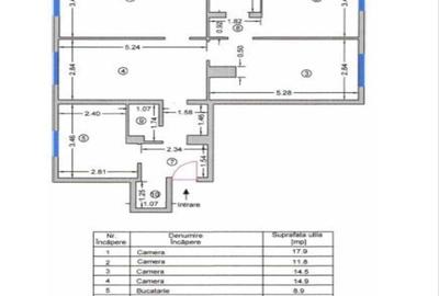 Apartament cu 4 camere decomandat în Mătăsari - 4