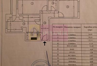 Apartament cu 4 camere în Decebal - 15
