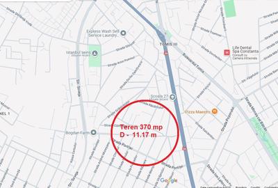 Teren Construcții intravilan de 368 mp, în Trocadero