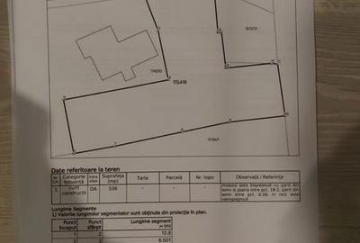 Teren de 536 mp, în Corbu