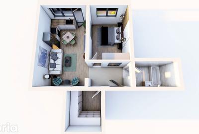 Apartament cu 2 camere în Sânpetru - 10