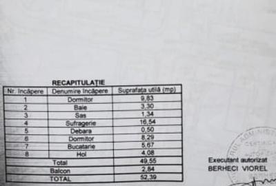 Apartament cu 3 camere semidecomandat, mobilat în Baza 3 - 9