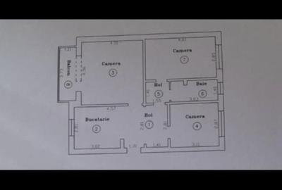 Apartament cu 3 camere decomandat în Șagului - 7
