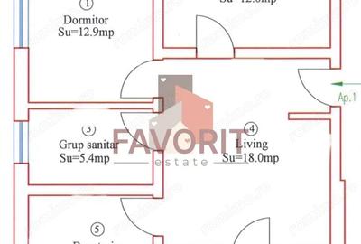 Apartament cu 3 camere semidecomandat în Remetea Mare - 5