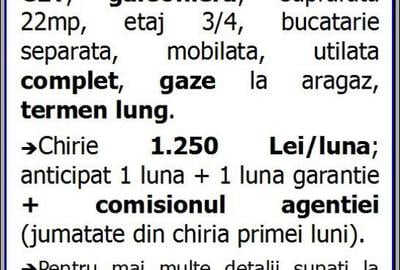 CET, garsoniera, mobilata, etaj 3, gaze, inchirieri Constanta - 15