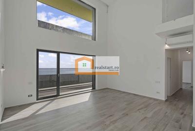 Vedere frontala la Mare, Prima linie, Penthouse tip Duplex, bloc Boutique - 2