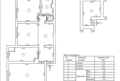 Apartament 3 camere 2 bai mobilat 66 mp si pivnita - Terezian Sibiu - 12
